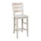 International Concepts Tuscany Bar Height Stool, 30" Seat Height, Unfinished S-293 - alternate 8